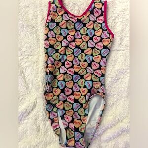 SOLD on cross post CL Valentine’s Day leotard